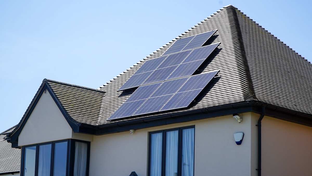 Roof before solar install