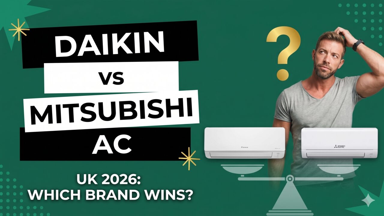 Daikin vs Mitsubishi Air Conditioning UK 2026: Which Brand Wins?