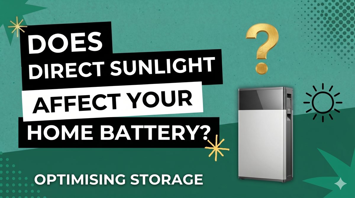 Does Direct Sunlight Affect Your Home Battery?